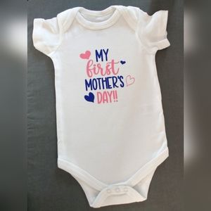 Mother's Day baby onesie
